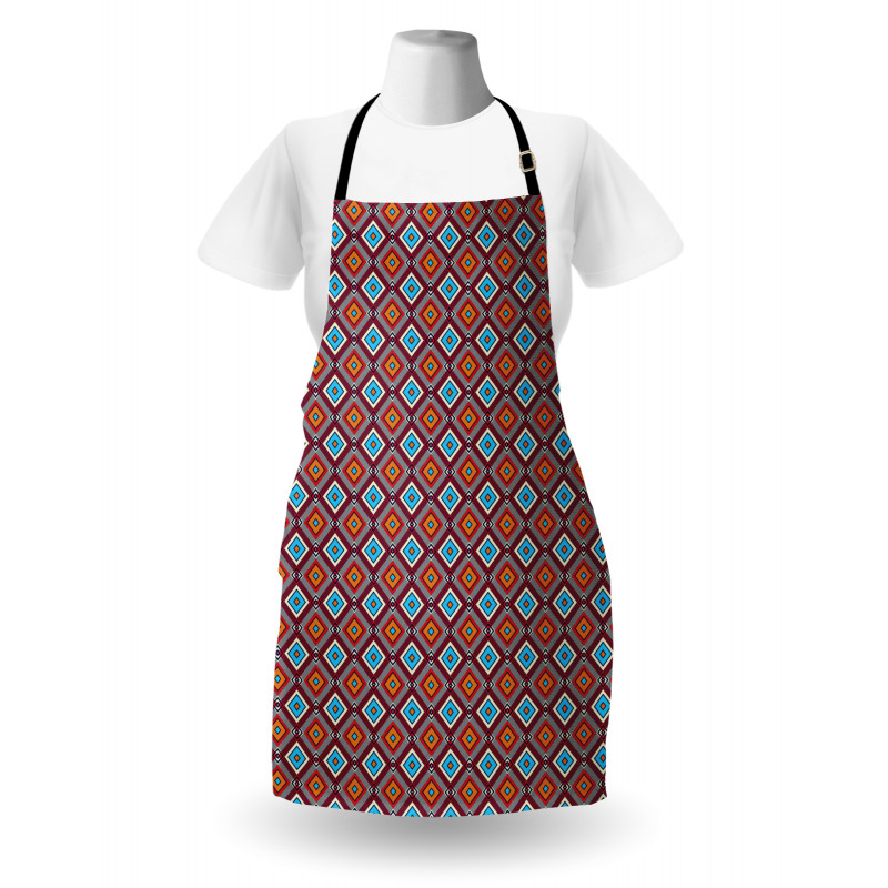 Vibrant Nested Squares Apron