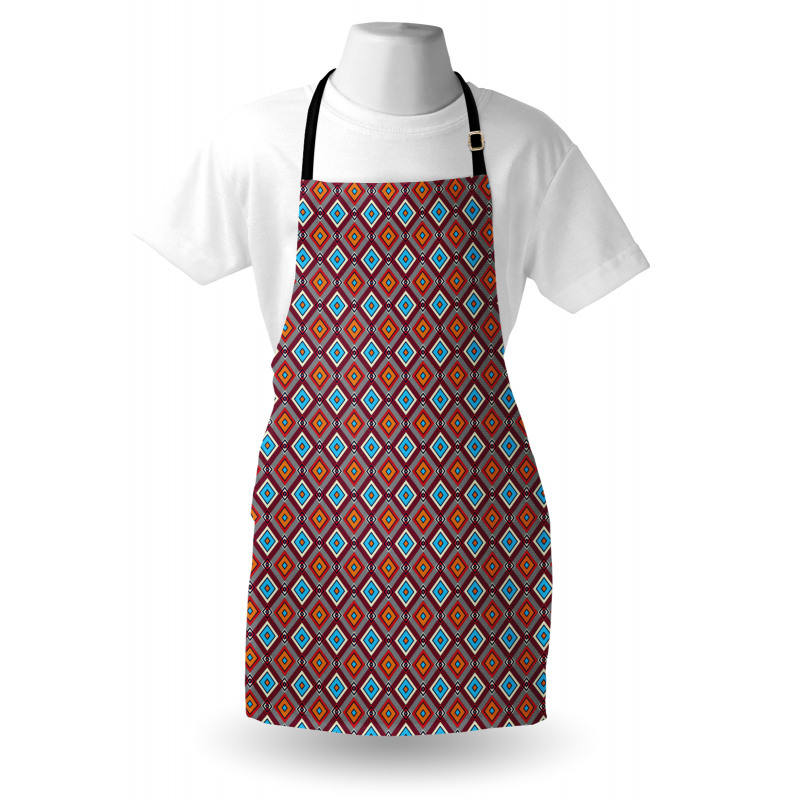 Vibrant Nested Squares Apron