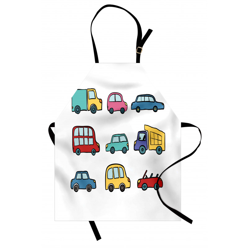 Cartoon Cars Apron