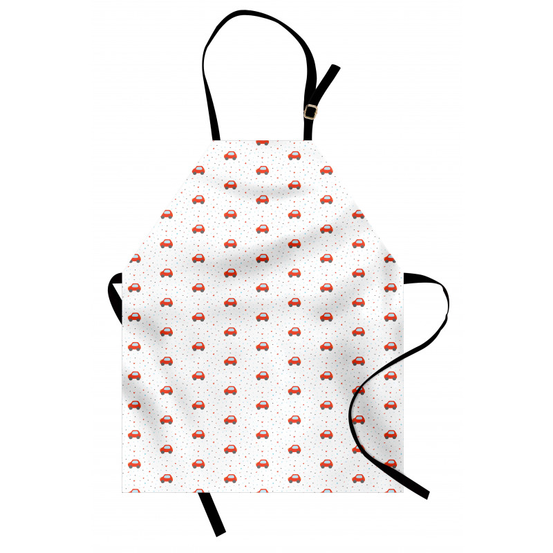 Rounds Hearts and Cars Apron