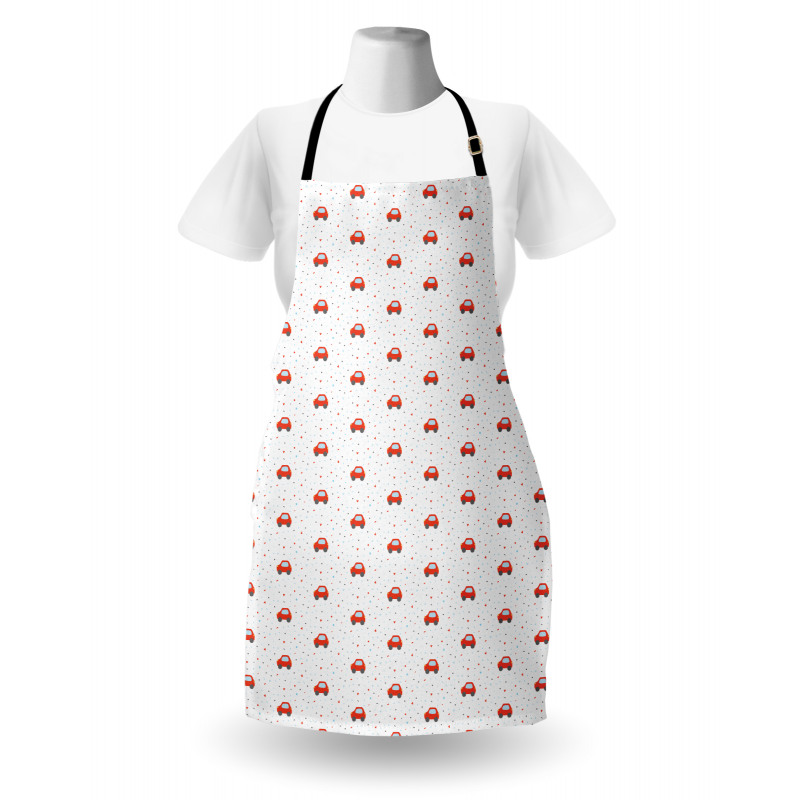 Rounds Hearts and Cars Apron