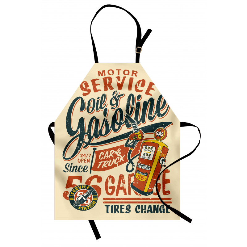 Grunge Gasoline Art Apron