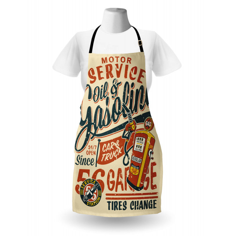 Grunge Gasoline Art Apron