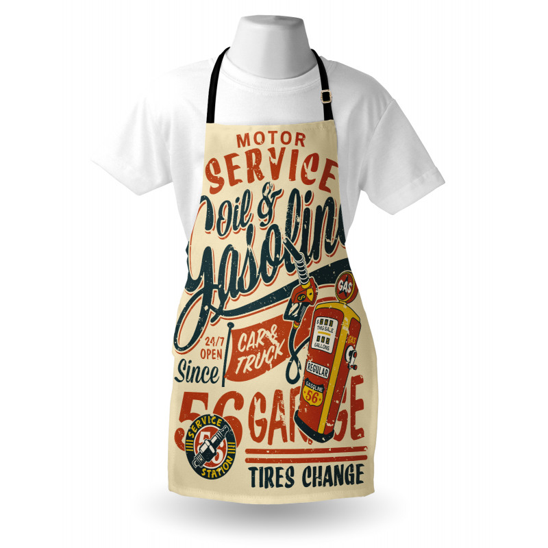 Grunge Gasoline Art Apron