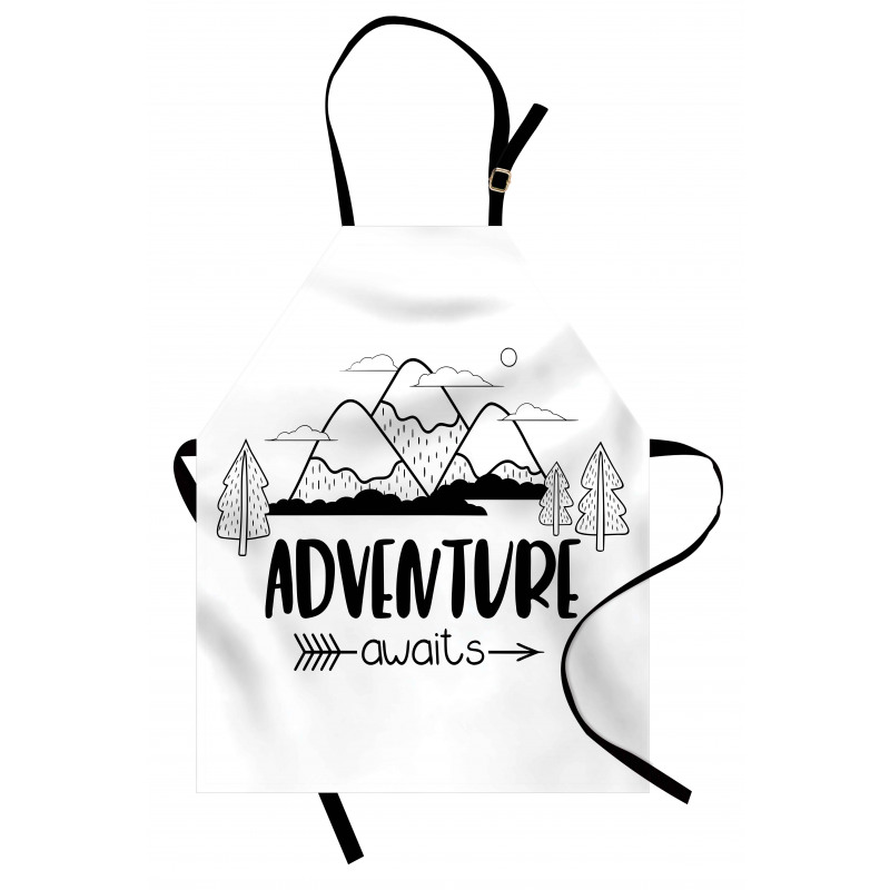 Mountain Lettering Apron