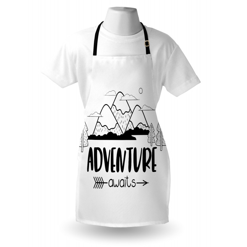 Mountain Lettering Apron