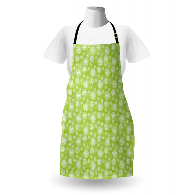 Botanical on Polka Dots Apron