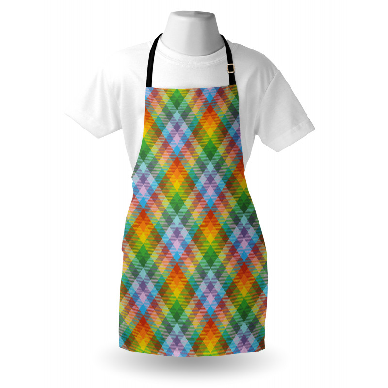 Colorful Summer Madras Style Apron