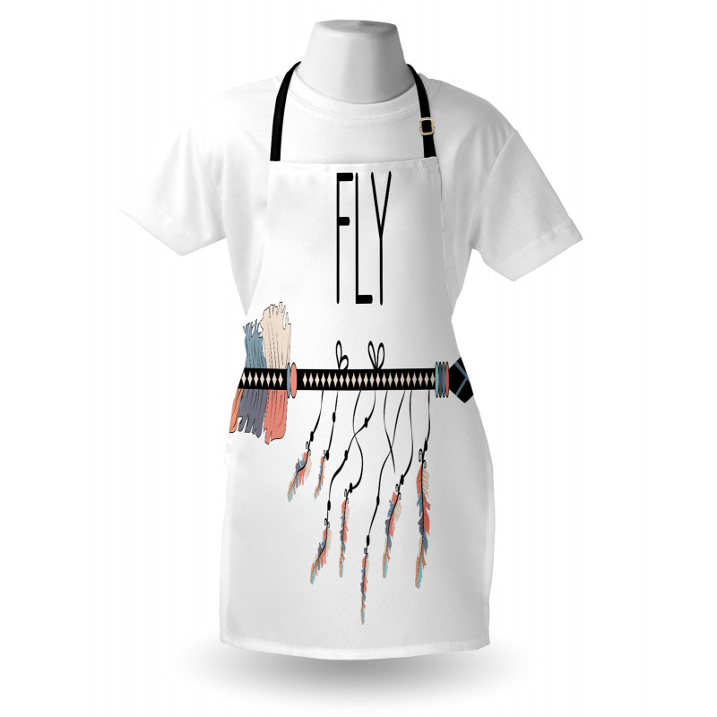 Native Arrow and Feather Fly Apron