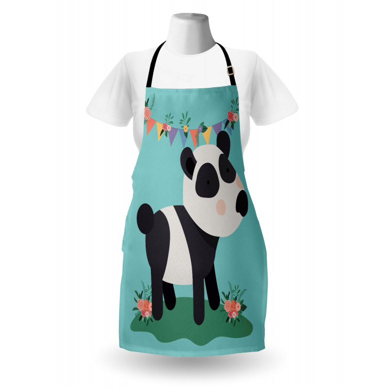 Children's Party with Flowers Apron