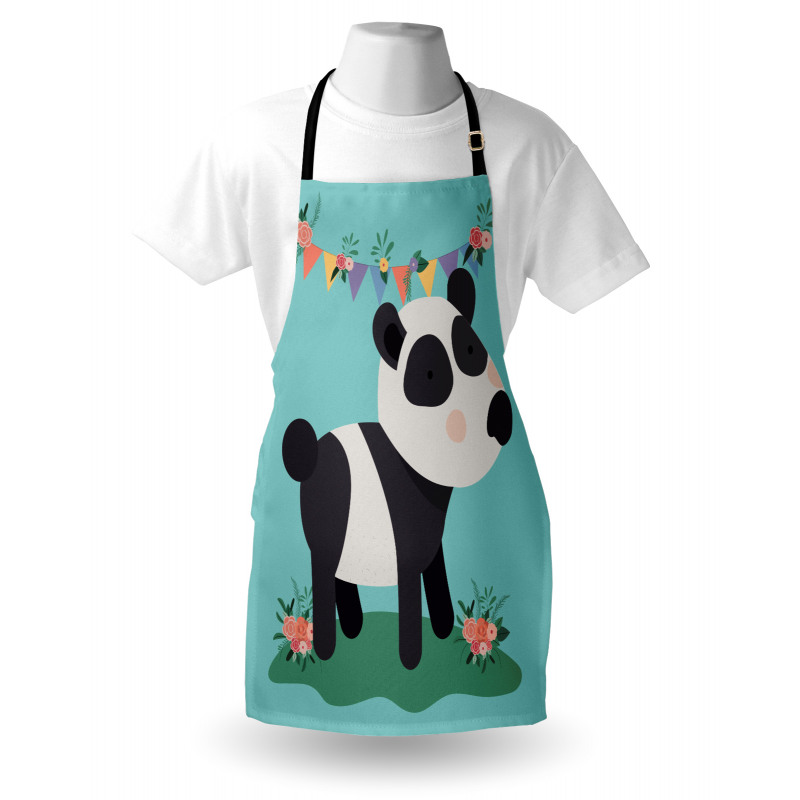 Children's Party with Flowers Apron