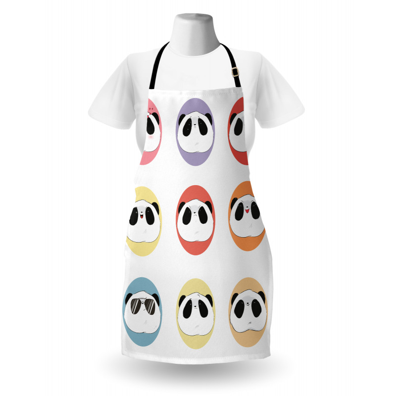 Round with Animal Faces Fun Apron