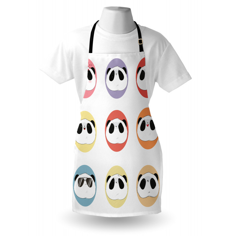 Round with Animal Faces Fun Apron