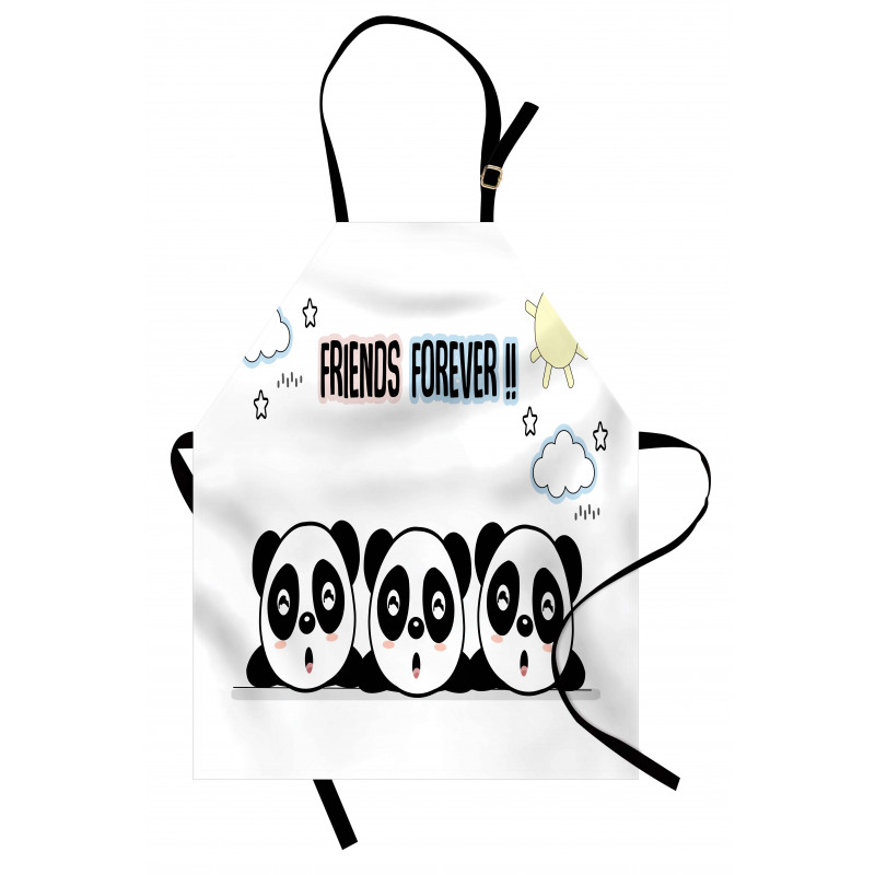 3 Pandas Design Apron