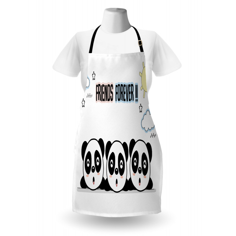 3 Pandas Design Apron