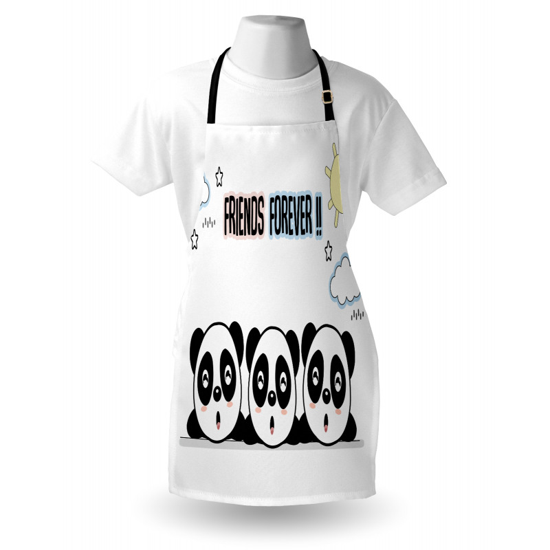 3 Pandas Design Apron