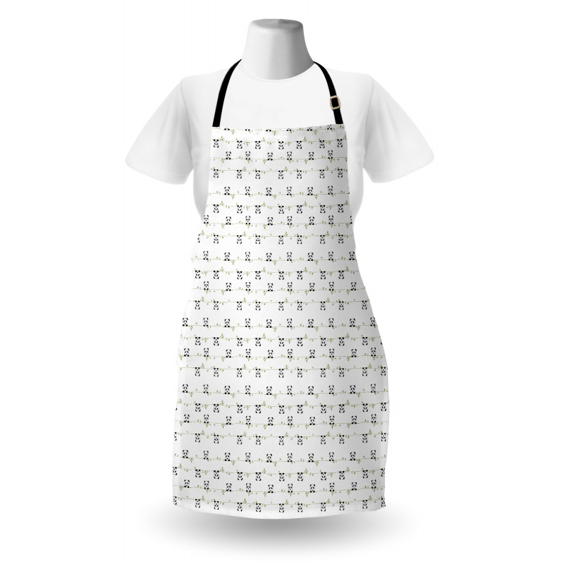 Bamboo Branches with Heads Apron