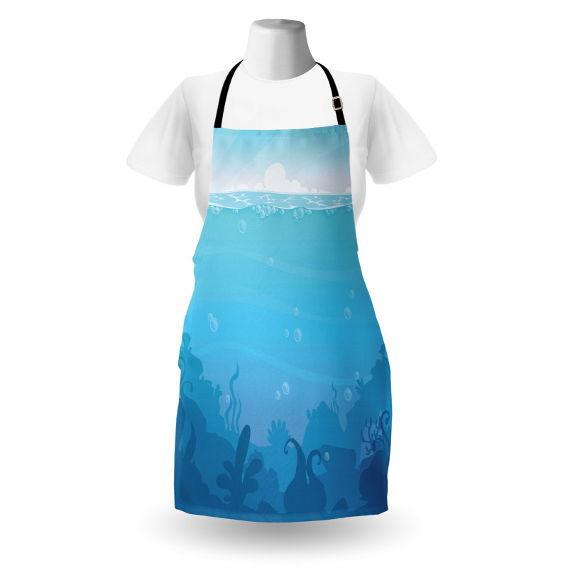 Underwater Landscape Palms Apron