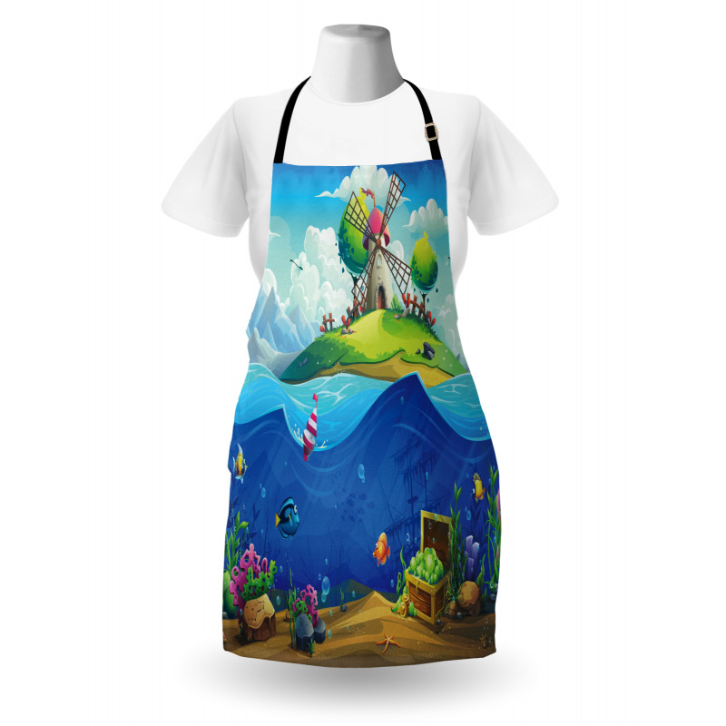 Undersea and an Island Apron