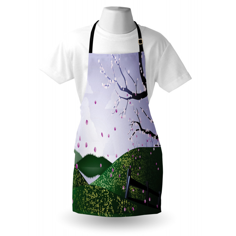 Spring Time Scene Apron