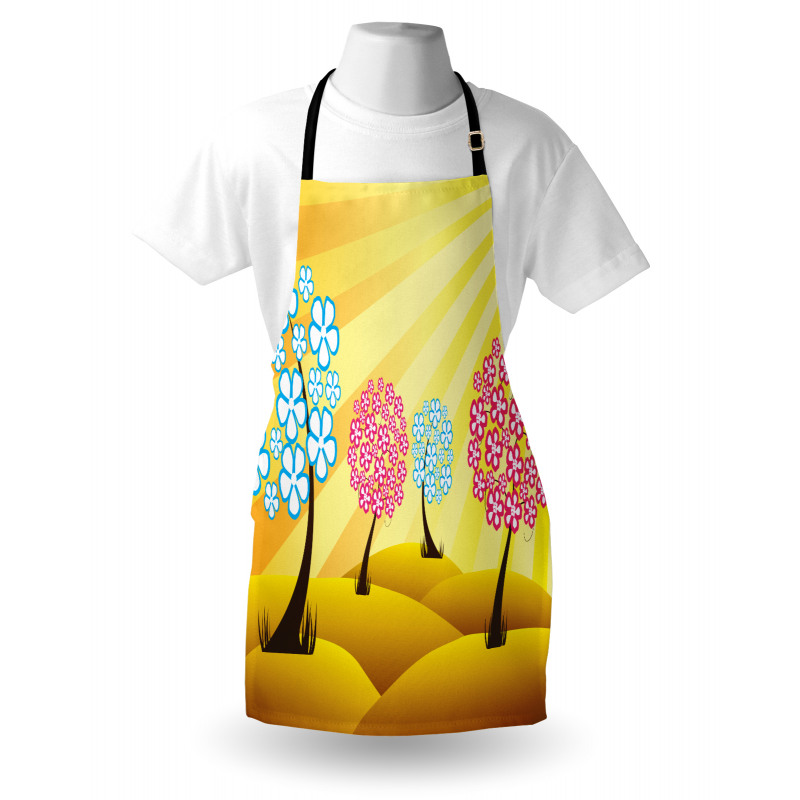 Blooming Trees Apron