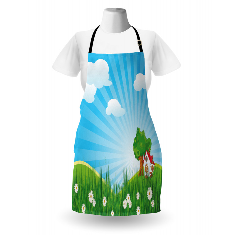 House on a Hill Apron