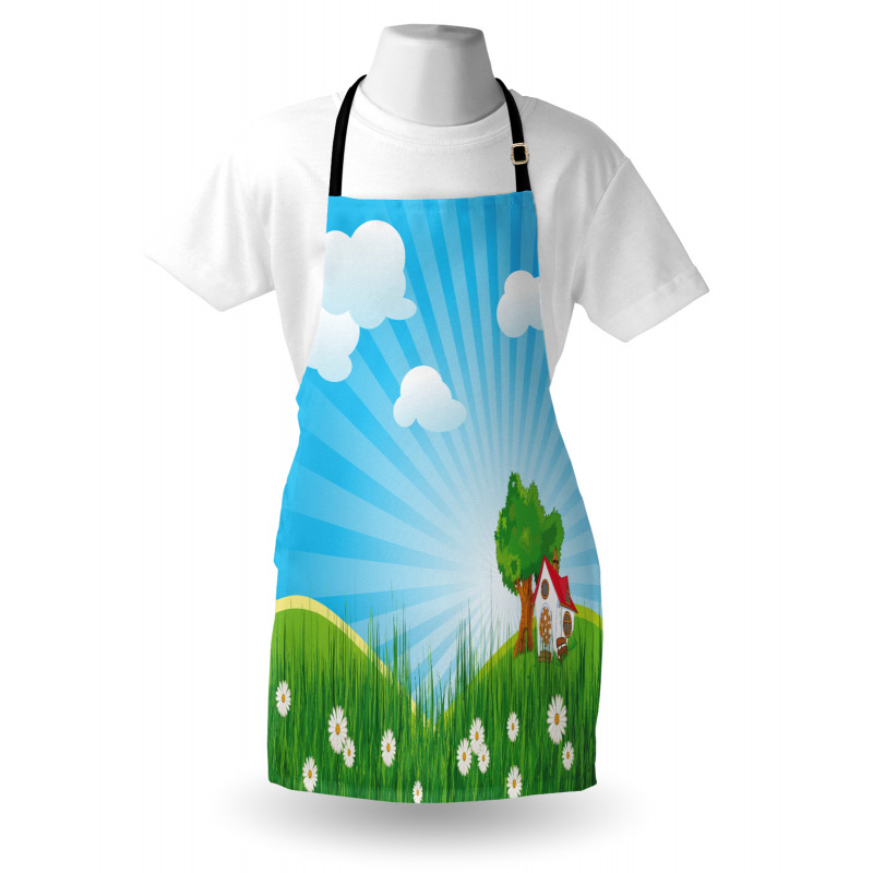 House on a Hill Apron