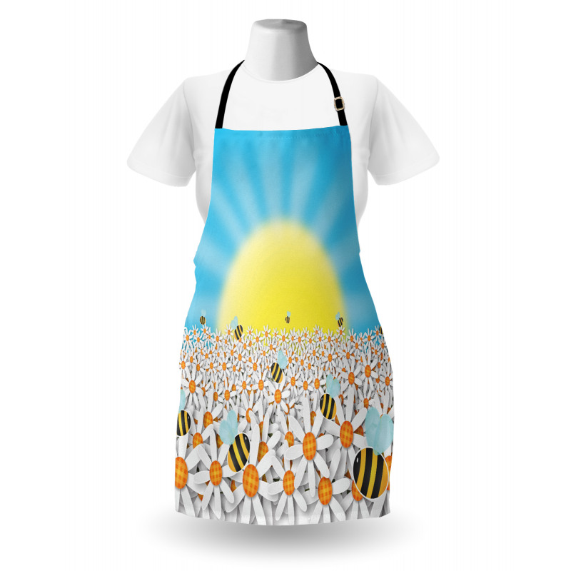 Daisies and Bees Apron