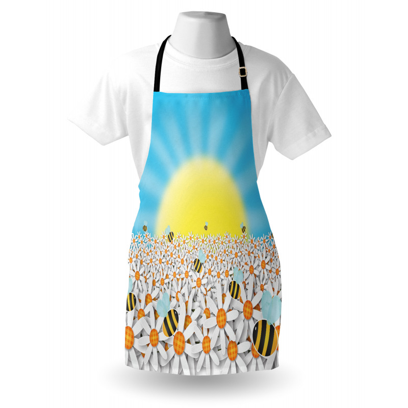 Daisies and Bees Apron