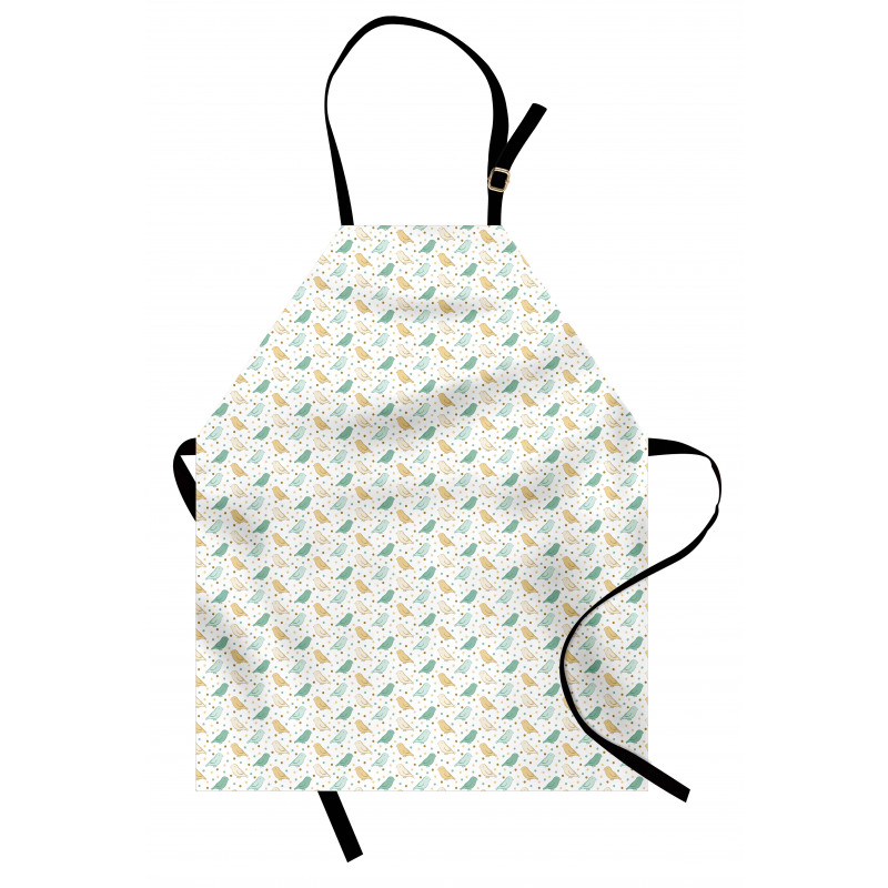 Little Birds and Dots Apron