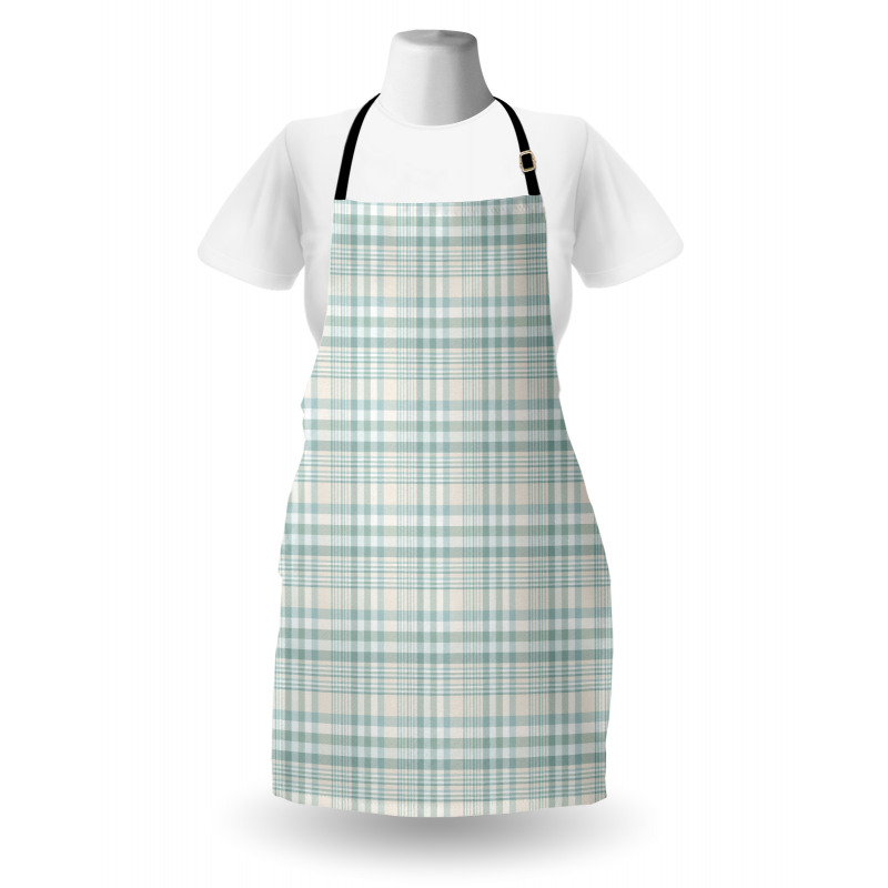 Pastel Plaid Layout Apron