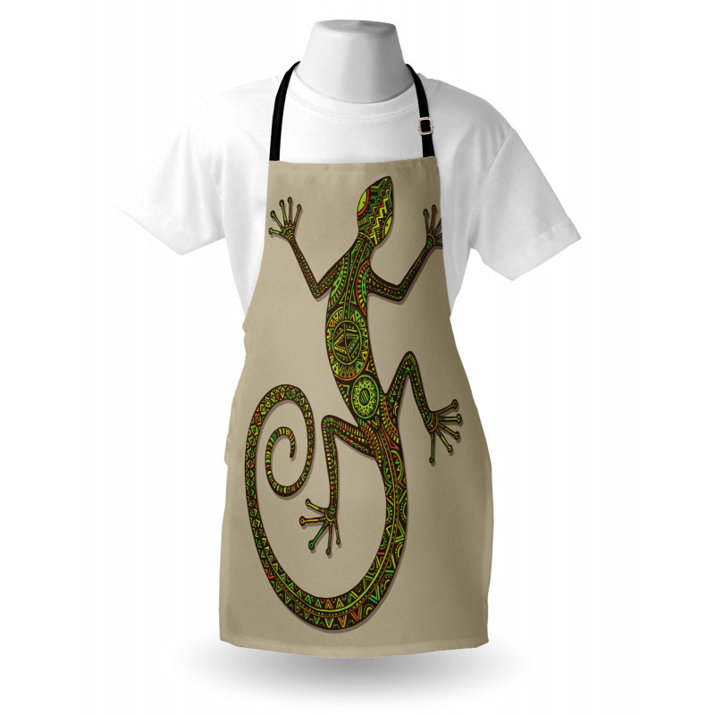 Lizard Pattern Apron