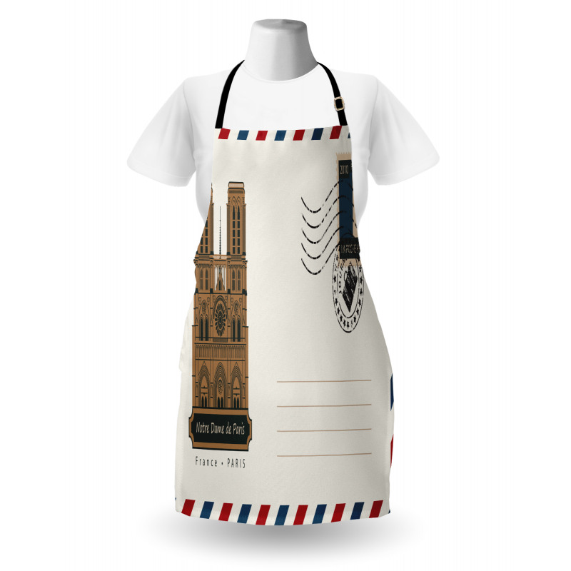 Postcard Stamp Apron