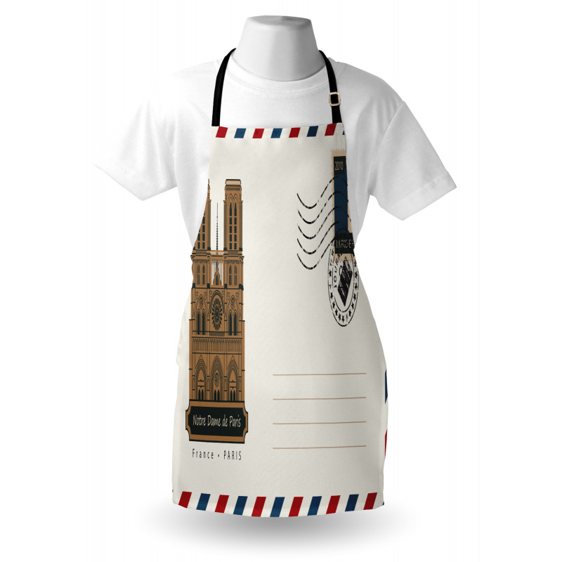 Postcard Stamp Apron