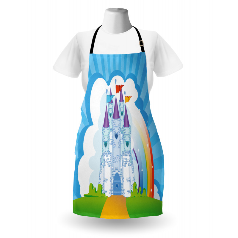 Rainbow Fortress Princess Apron