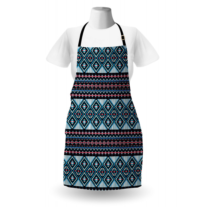 Geometric Triangles Ornate Apron