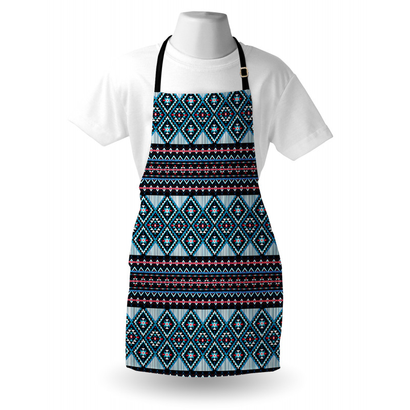 Geometric Triangles Ornate Apron