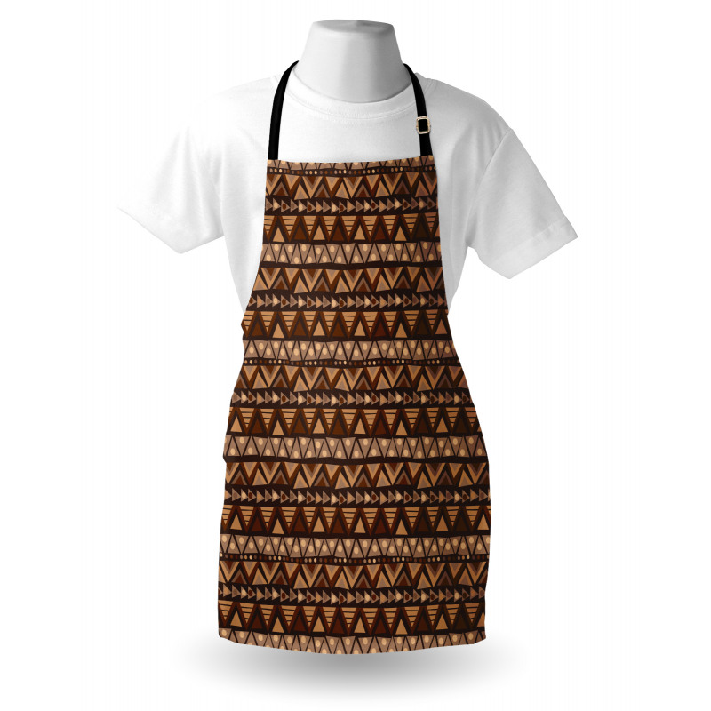 Primitive Motif Earthy Tone Apron