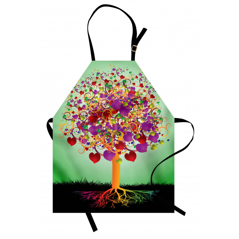 Magic Love Tree Heart Apron