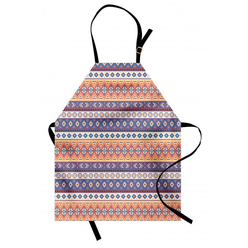 Mexican Inspired Lines Art Apron