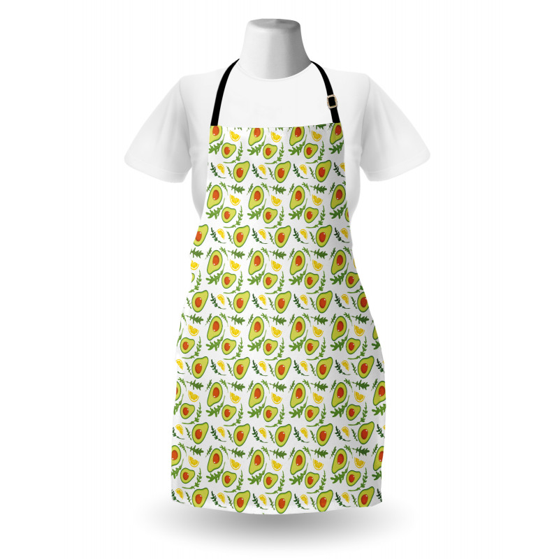 Sliced Avocados and Lemons Apron