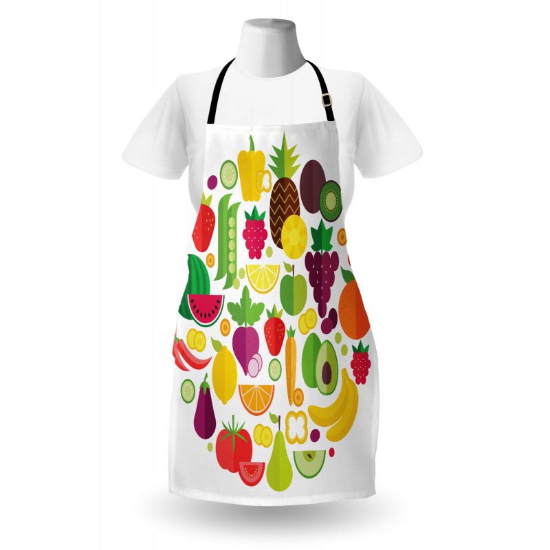 Fruits and Veggies Design Apron