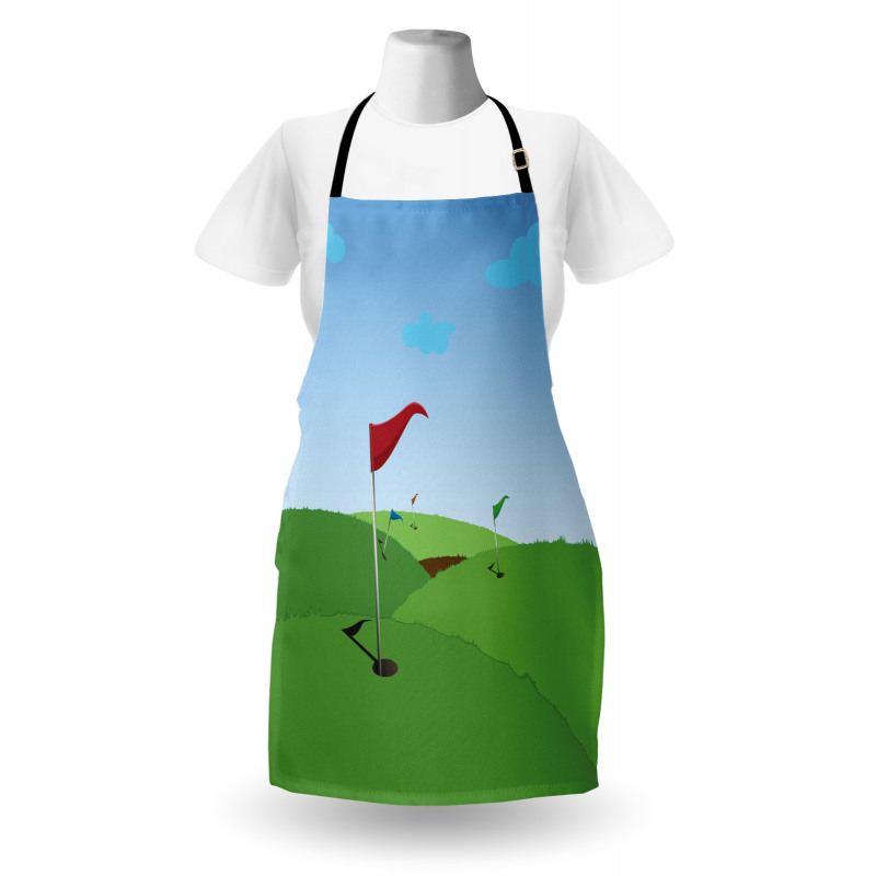 Grassy Hills Flag Apron