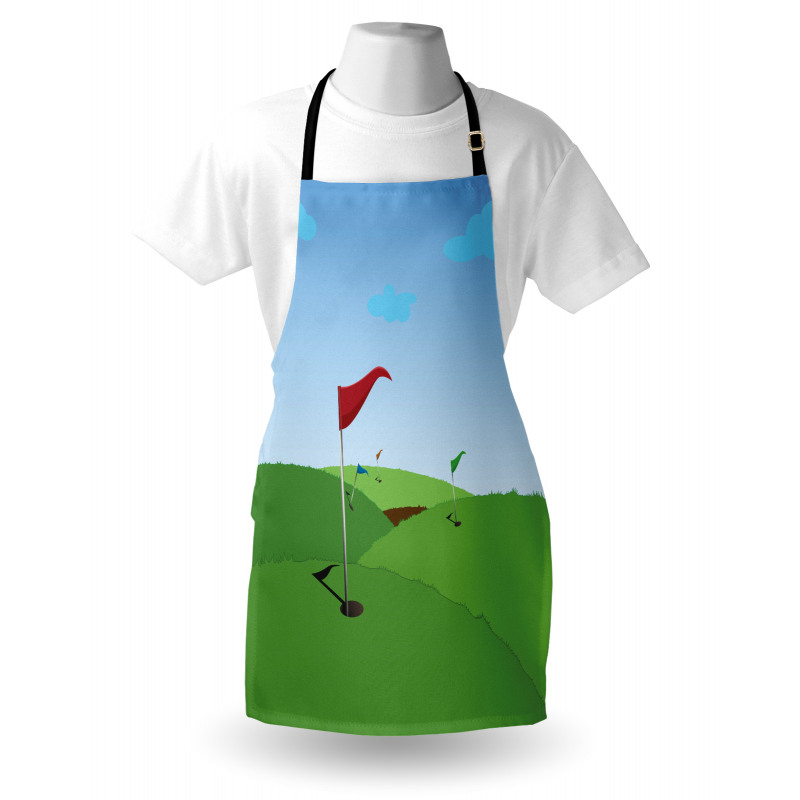 Grassy Hills Flag Apron