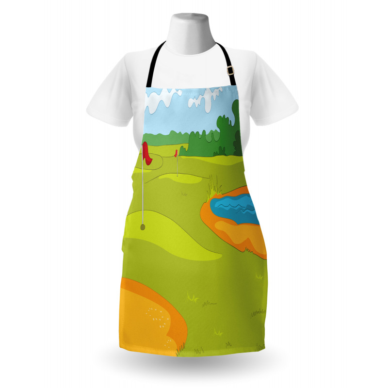 Flags Grass Land Apron