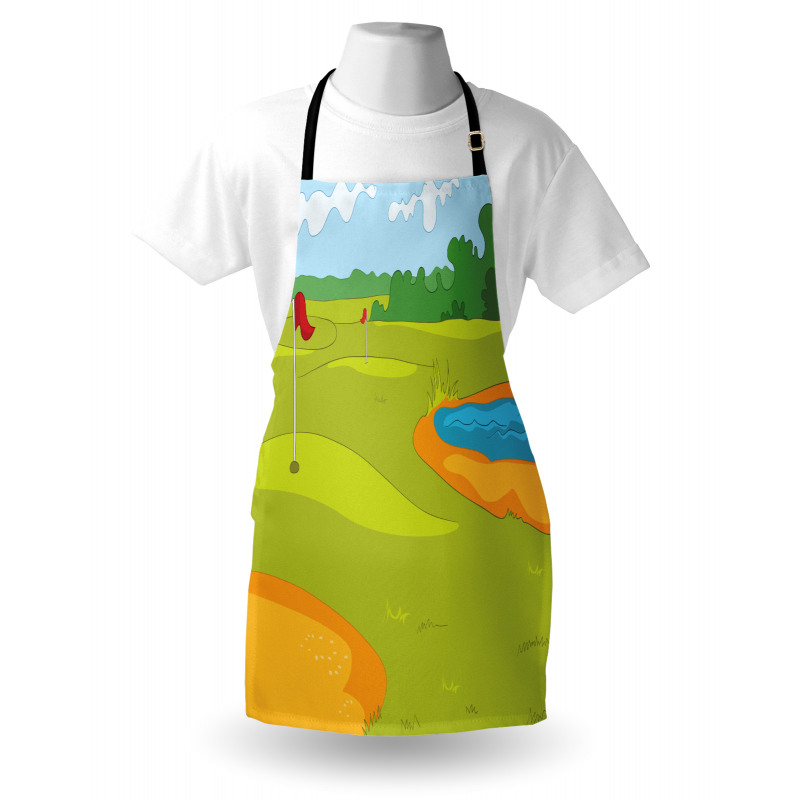 Flags Grass Land Apron