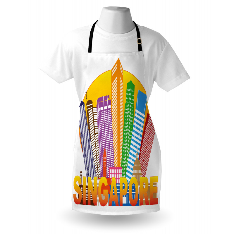 Typography and Skyline Apron