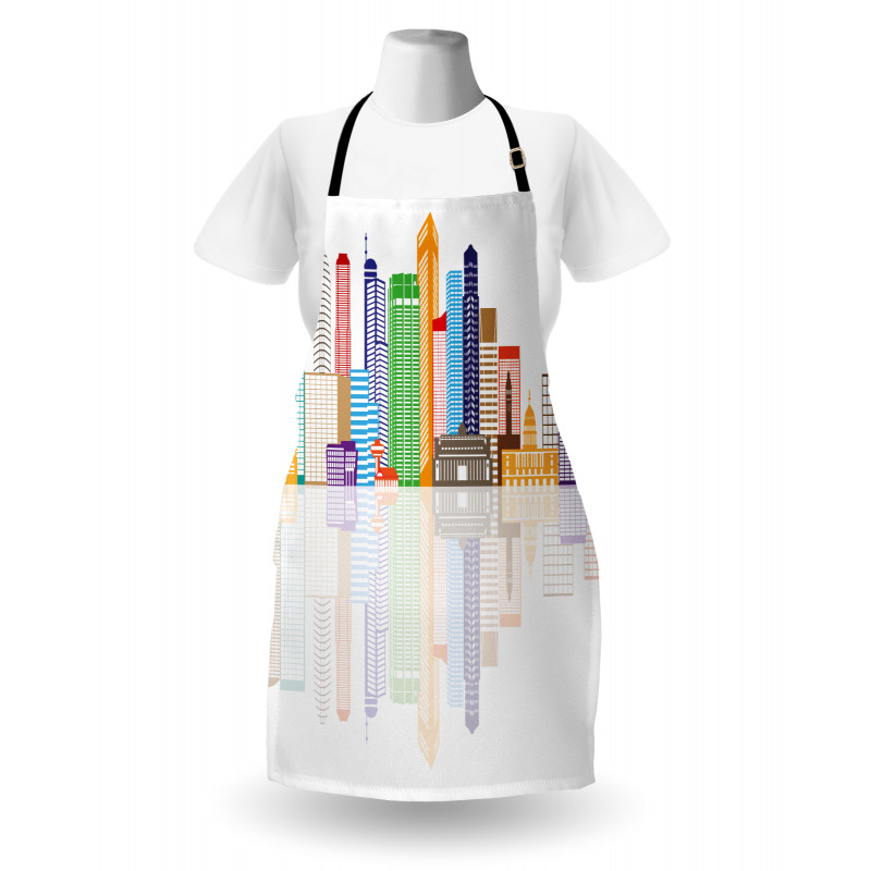 Panoramic Famous Landmark Apron