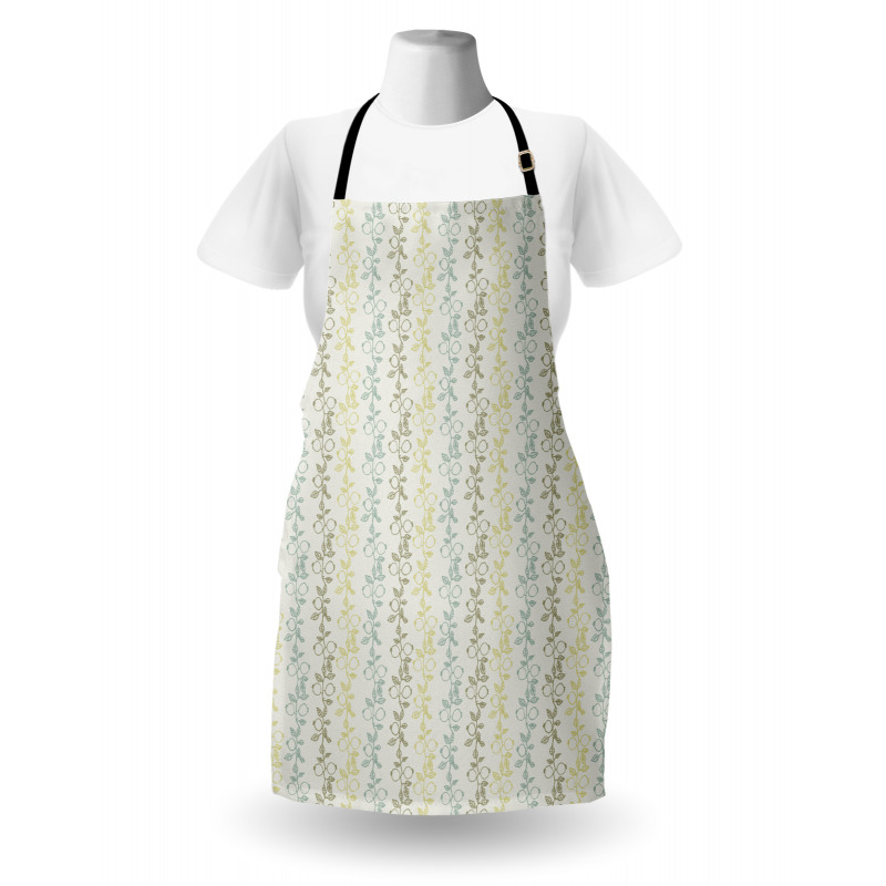 Vertical Berry Branch Apron