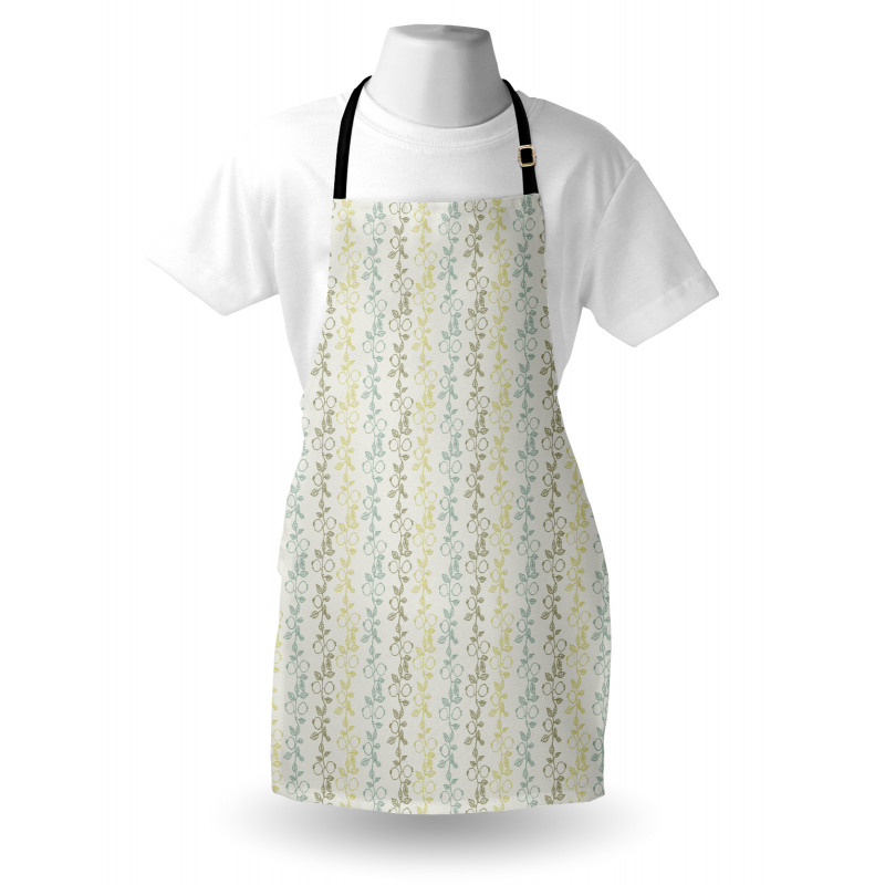 Vertical Berry Branch Apron